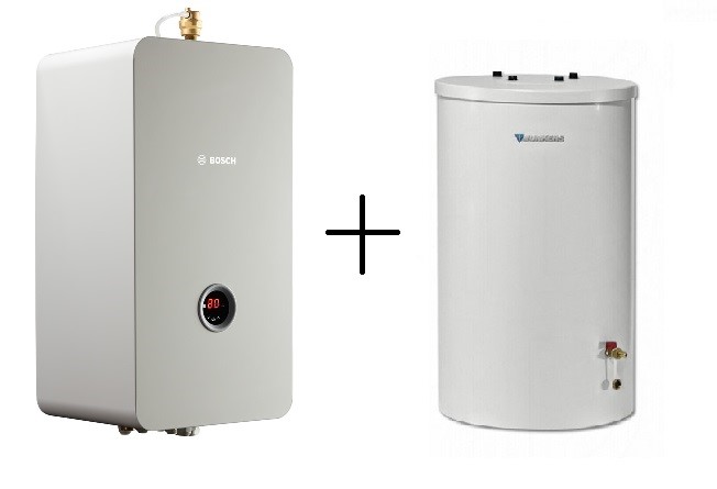 Bosch Tronic Heat 3500 - 15kW + WST 120-5 O + pripojovacia sada