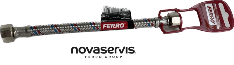 NOVA Nerezová hadička M3/8" x M3/8"-180cm