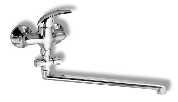 NOVA Paneláková batéria bez príslušenstva 100 mm Metalia 55 chróm 55073/1,0