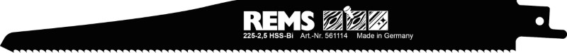 REMS pílový list 225-2,5, na drevo, drevo s klincami, kov 3ks - 561114