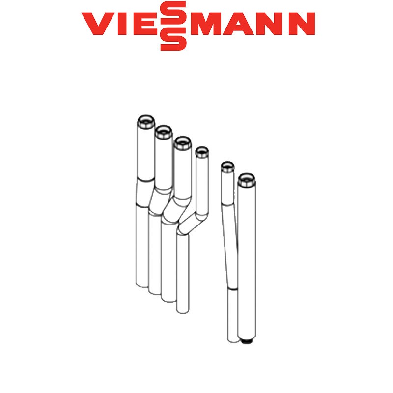 Viessmann pripojovacia sada na omietku nahor, pre 2C verziu