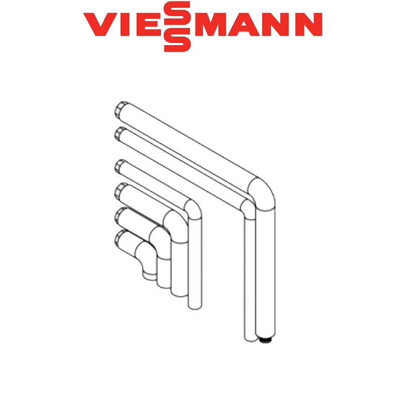 Viessmann pripojovacia sada na omietku zľava, pre 2C verziu