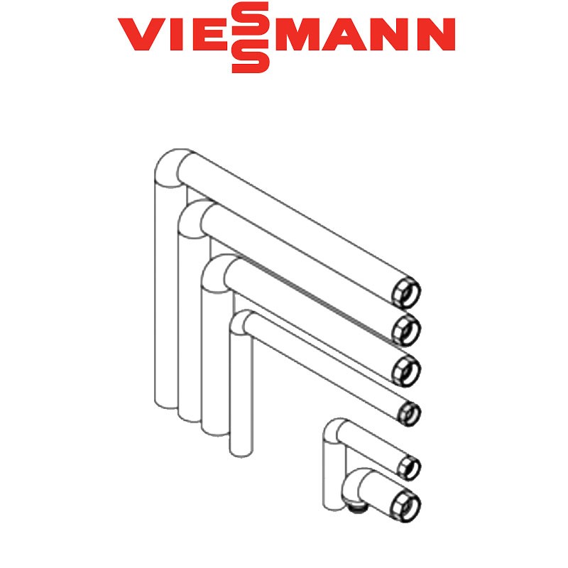 Viessmann pripojovacia sada na omietku sprava, pre 2C verziu