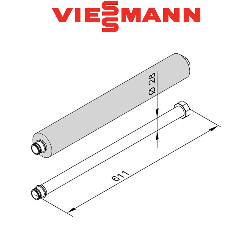 Viessmann pripojovacia sada vonkajšej jednotky na zem