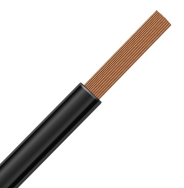 Vodič signalizačný vyhľadávací s PE izoláciou a plným Cu jadrom 4 mm2, 200m bal
