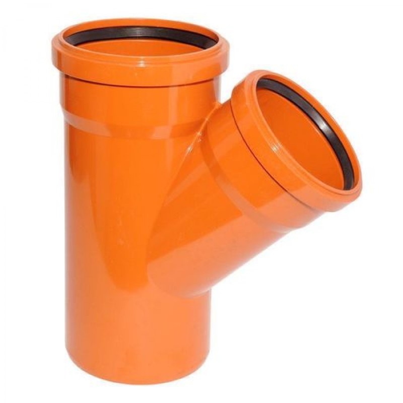 Kanalizačná odbočka KGEA 125/125/45°
