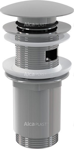 ALCADRAIN A392 Pileta umývadlová click/clack 5/4" celokovová, veľká zátka