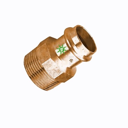 Lisovací Cu DG prechod na závit 18x1/2" vonkajší solár