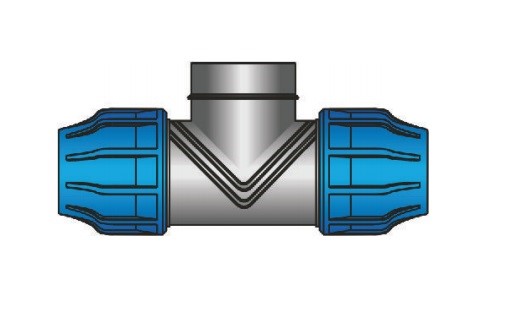 LDPE T-kus na závit 25x3/4"x25 vnútorný závit