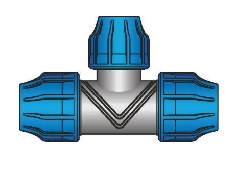 LDPE T-kus redukovaný 63x32x63