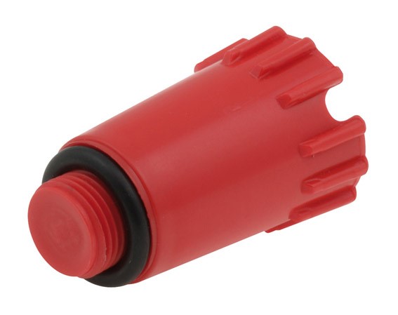 PPR Zátka 1/2" dlhá červená