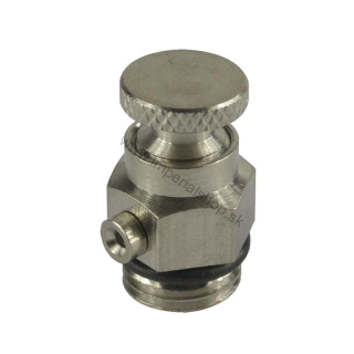 Odvzdušňovací ventil mechanický kovový 1/8"