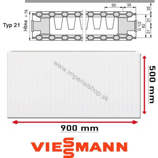 VIESSMANN Radiátor Typ 21 500/900