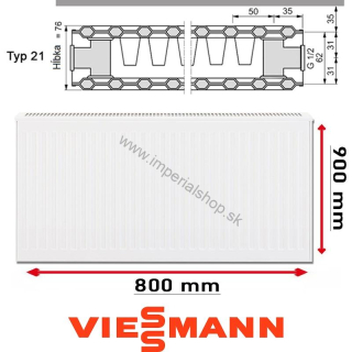 VIESSMANN Radiátor Typ 21 900/800