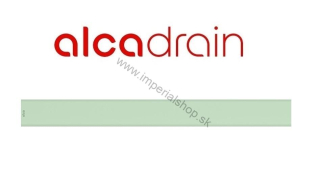 ALCADRAIN GL1202-650 Podlahový rošt pre líniový žľab - zelené sklo