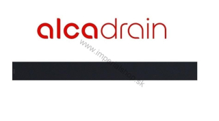 ALCADRAIN GL1204-300 Podlahový rošt pre líniový žľab - čierne sklo