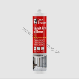 Den Braven Sanitárny silikón 280ml transparentný