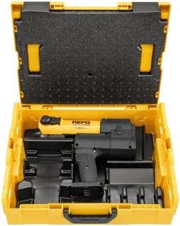 REMS Akku-Press E 22V ACC Basic-Pack bez akumulátora a nabíjačky v plastovom kufri L-Boxx 576019