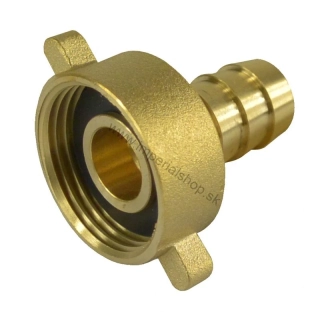 Hadicová prípojka 3/4" x 20mm (3/4") s maticou MOSADZ