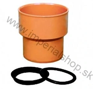 Kanalizačný prechod 100 PVC/liatina D124