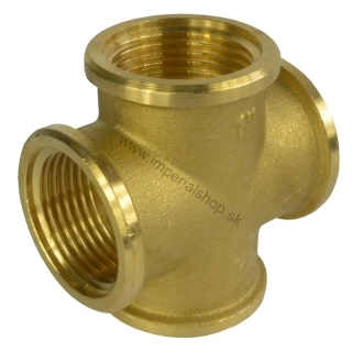 Mosadzný kríž 1/2" DN15