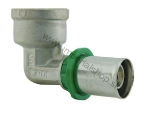 Lisovacie PEX DG koleno na závit 20 x 1/2" vnútorný