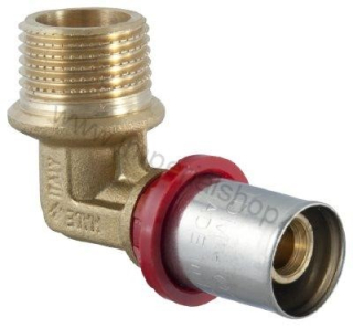Lisovacie PEX DG koleno na závit 32 x 1" vonkajší