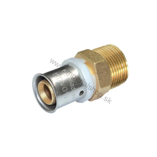Lisovací PEX DG prechod na závit 50 x 5/4" vonkajší