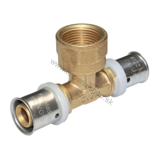 Lisovací PEX T-kus na závit 50 x 5/4" x 50 vnútorný